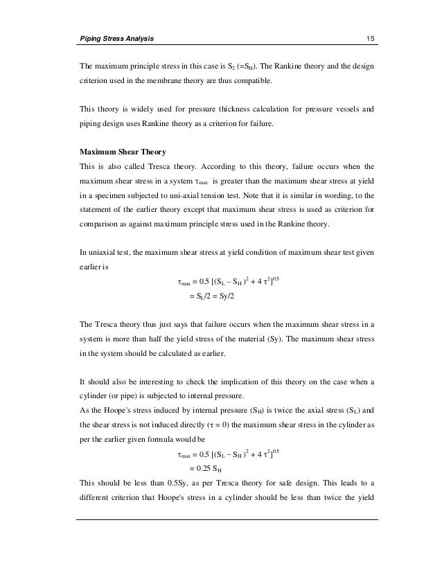 Piping Calculations Manual Pdf